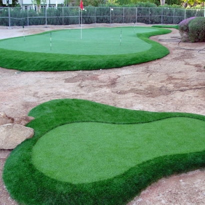 Installing Artificial Grass Trimble, Tennessee How To Build A Putting Green, Front Yard Ideas