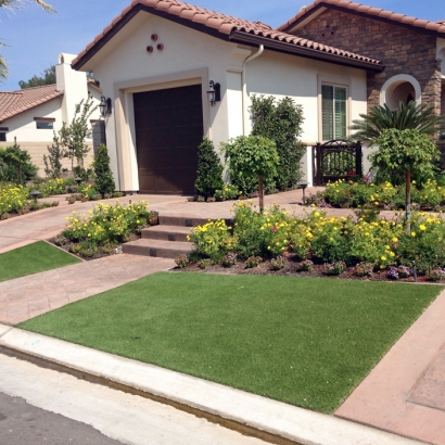 Plastic Grass La Vergne, Tennessee Landscape Design, Small Front Yard Landscaping