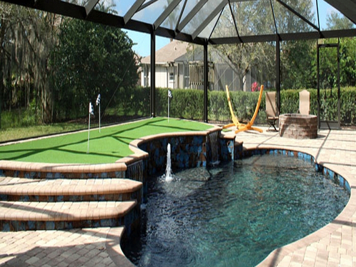 Turf Grass Finger, Tennessee Putting Green Flags, Backyard Pool